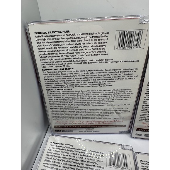 Bonanza TV Classics (DVD) 4 DVD set with 15 episodes - Lorne Greene Very Good - Picture 16 of 16